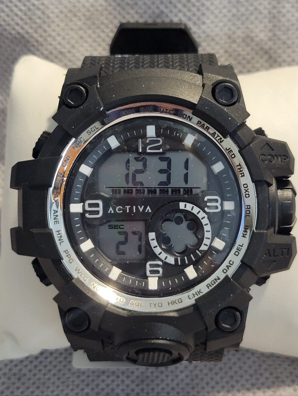 Activa Endurance X Invicta Men's Digital Watch 54.5mm Black